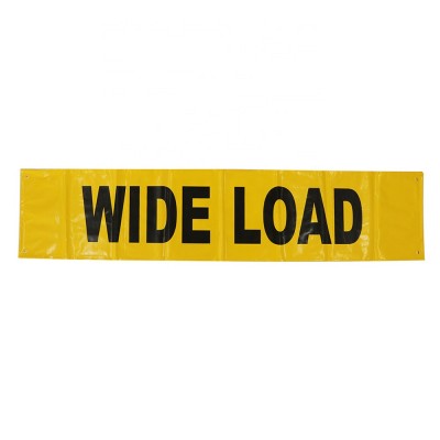 Truck Safety WIDE OVERSIZE LOAD Double-stitched Vinyl Banners