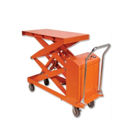 Small Electric Hydraulic Double Scissor Lift Table Truck