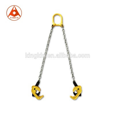 Universal Oil Grab Two Legs Double Chain Oil Drum Lifter Clamp