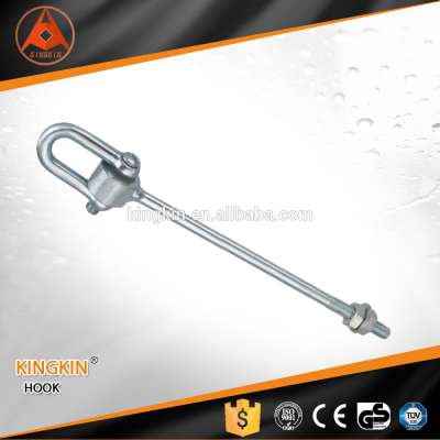 Playground Equipment swing hanger with D shackle zinc plated swivel hook