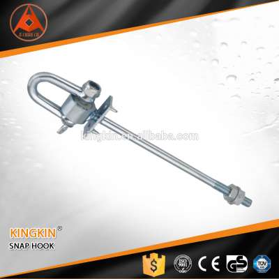 Rigging hardware zinc plated swing hanger with shackle