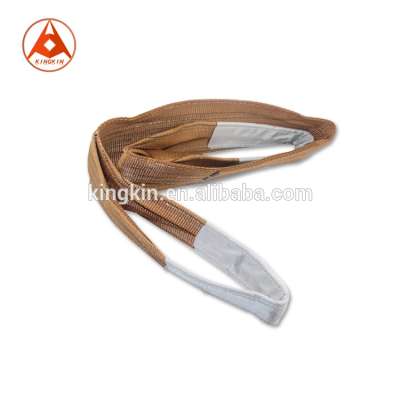 High Quality Double Layer Double Eyes Flat Polyester Webbing Slings Web Slings