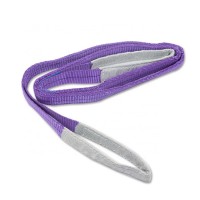 Polyester Woven Lifting Belt / Flat Double Eye Webbing Sling